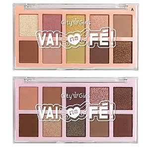 Paleta de sombra vai na fé - City Grirls