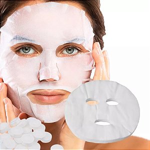 Máscara facial de compressão descartável