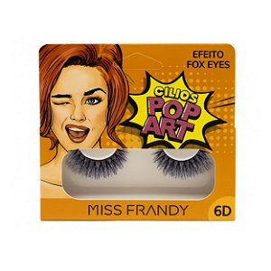 Cílios pop arte efeito fox eyes - Miss frandy