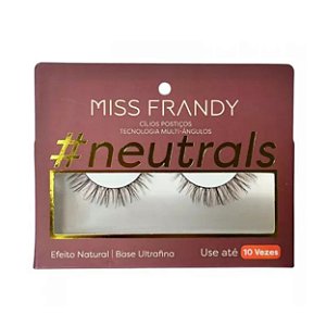 Cilios postiços neutrals - Miss frandy