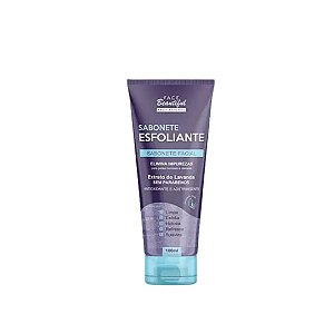 Sabonete esfoliante extrato de lavanda sem parabenos 100ml - Face beautiful