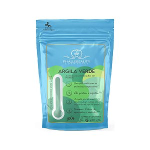 Argila em pó verde - Phallebeauty