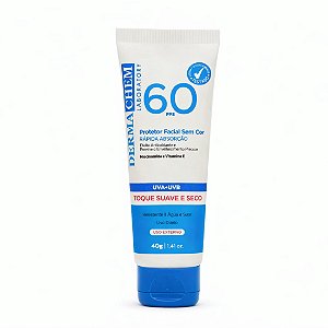 Protetor solar facial FPS 60 - Dermachem