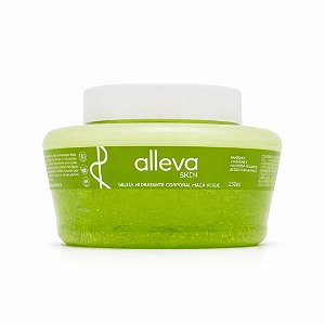 Geleia hidratante corporal maçã verde - Alleva