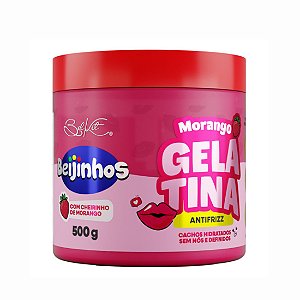 Gelatina capilar definição beijinhos morango 500g - Belkit