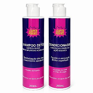 Kit shampoo e condicionador hidratação profunda - Superpoderes