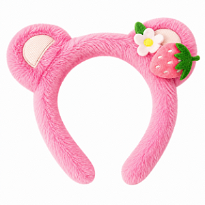 Tiara  orelhas de urso e Moranguinho - Sortido