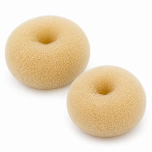 Rosquinha de cabelo pequena - Loira