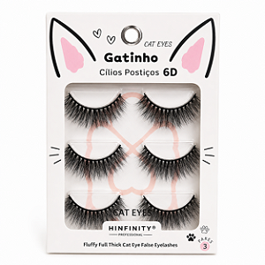 Cílios postiços gatinho - Hinfinity