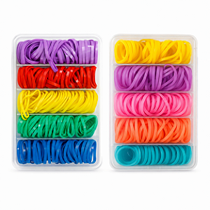 Elástico de silicone colorido - Tm