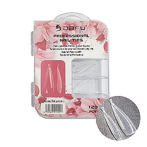 Molde Nail tips profissional estileto contém 120 peças - Dafu