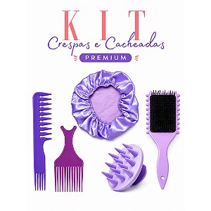 Kit Crespas e Cacheadas Premium 5 Unidades