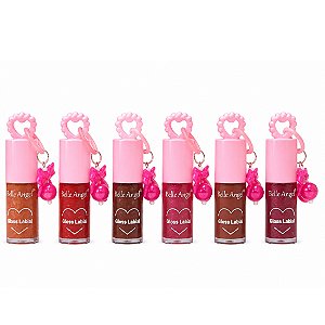 Lip gloss com chaveiro lacinho - Belle Angel