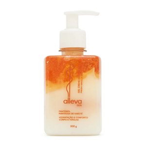 Gel hidratante fresh vanilla e creme 300g - Alleva