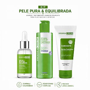 Kit pele purificada controle da oleosidade - Dermachem
