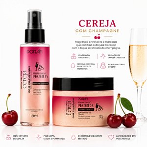 Kit cereja com champagne  - Porán