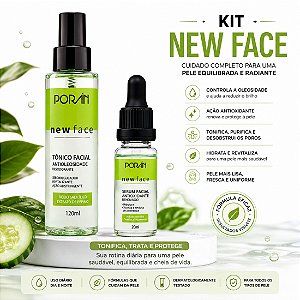 Kit antioleosidade new face - Porán