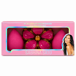Kit de esponjas e piranha  floral - Sabrina Sato