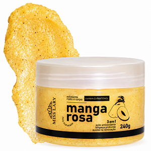 Esfoliante corpo e rosto manga rosa - Miss Lary