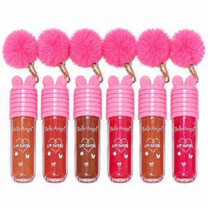 Lip gloss labial pompom - Belle Angel