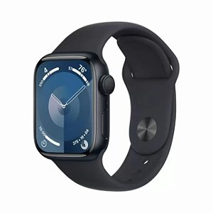 Apple Watch Series 9 45mm 64GB |  Caixa meia-noite de alumínio