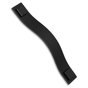 Puxador Couro Preto Alça Braavos