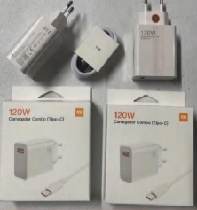 Carregador rápido de 120W Mi Turbo Charge Turbo Power + Cabo Tipo C