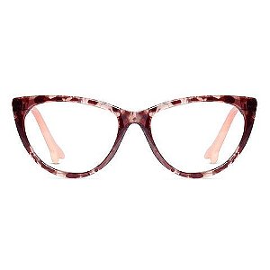 Óculos de Leitura Viena - Leopard and Rosé