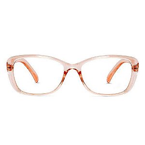 Óculos de Leitura Dubai - Beige Transparent