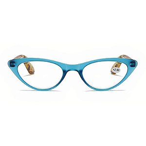 Óculos de Leitura Charlotte - Blue and Tortoise