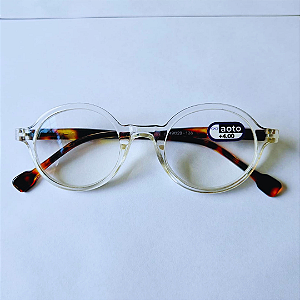 Óculos de Leitura Laos - Transparent and Tortoise