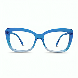 Óculos de Leitura Marselha - Blue and Transparent