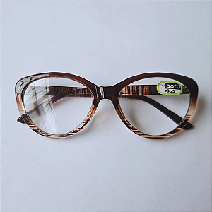 Óculos de Leitura San Martin - Striped Brown