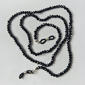 Cordão Para Óculos Strass - Black