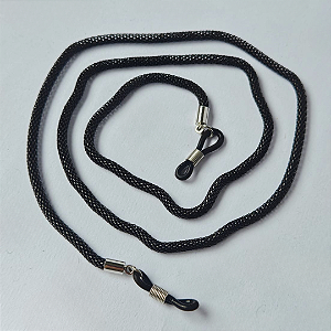 Cordão Para Óculos Metal - Black