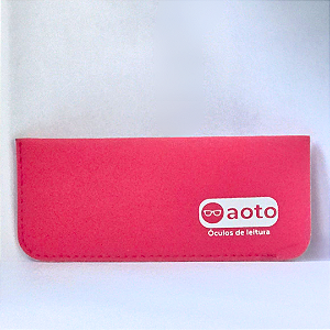 Estojo para Óculos - Carmim Red - Aoto