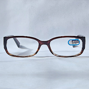 Óculos de Leitura Hanói - Striped Brown