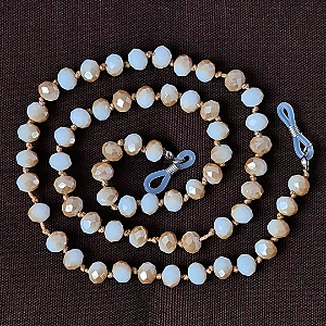Cordão Para Óculos Strass - Milk Cream