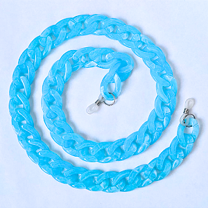 Colar de óculos Elos - Baby Blue