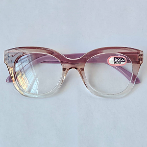 Óculos de Leitura Oslo - Transparent and Lilac