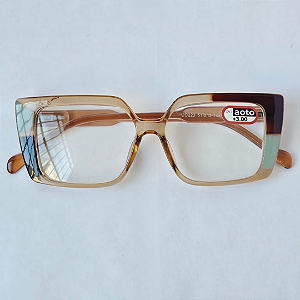 Óculos de Leitura Segóvia - Champagne and Green
