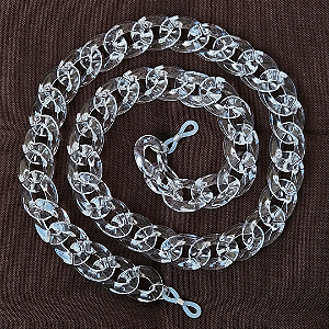 Colar de óculos Elos - Transparent