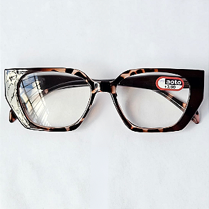 Óculos de Leitura Luanda - Brown Leopard