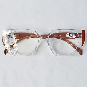 Óculos de Leitura Luanda - Transparent and Brown