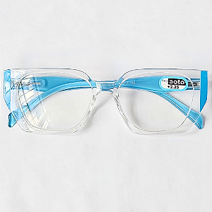 Óculos de Leitura Luanda - Blue and Transparent