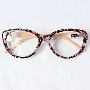 Óculos de Leitura San Martin - Leopard and Rosé