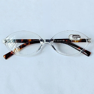Óculos de Leitura Tokyo - Transparent and Tortoise