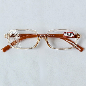 Óculos de Leitura Tokyo Square - Transparent and Brown