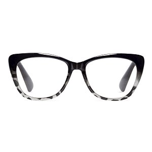 Óculos de Leitura Montevidéu - Black and Leopard