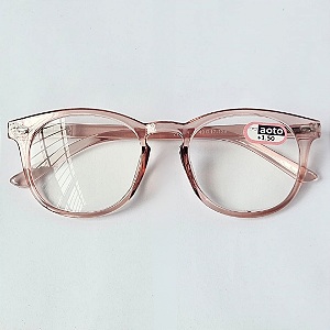Óculos de Leitura Mumbai - Guava Transparent